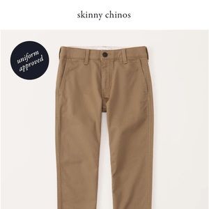 Abercrombie boys skinny chinos